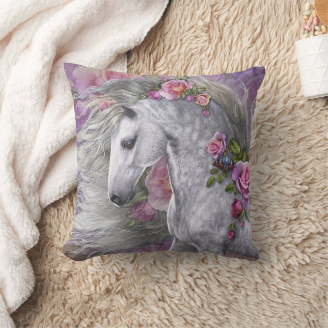 Zomer Roos Sierkussen (Deken)