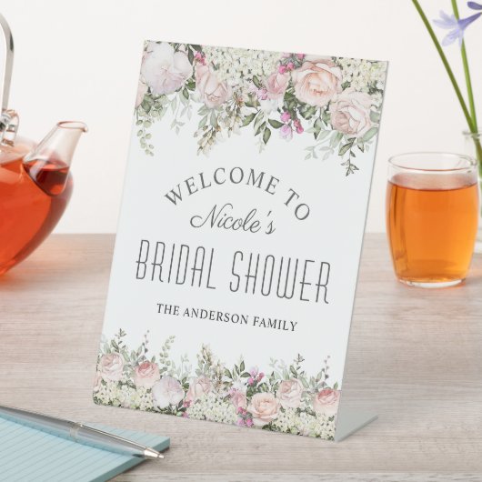 Zomer Roos Tuin Vrijgezellenfeest Welkom Reclamebord Met Voetstuk (Insitu)