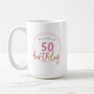 Zomer Roze Bloemen Exotische Waterverf Illustratie Koffiemok