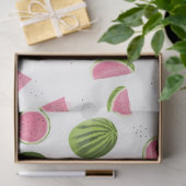 Zomer Roze & Groene Watermeloen Patroon Tissuepapier (Geschenk)