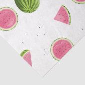 Zomer Roze & Groene Watermeloen Patroon Tissuepapier (Detail)