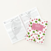 Zomer Roze & Groene Watermeloen Recept Kookboek Notitieboek (Binnen)