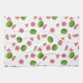 Zomer Roze & Groene Watermeloen Theedoek (Horizontaal)