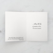 Zomer Roze Kosmos voor Sympathie Kaart (Binnen)