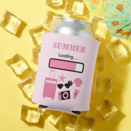 Zomer Roze Laden Blikjeskoeler