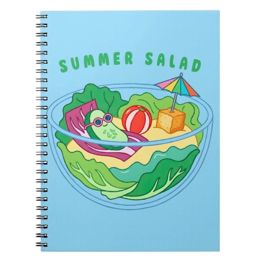 Zomer Salade Notitieboek (Voorkant)