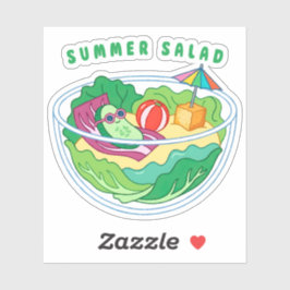 Zomer Salade Sticker
