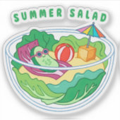 Zomer Salade Sticker (Voorkant)