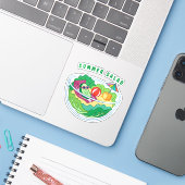 Zomer Salade Sticker (Laptop met iPhone)
