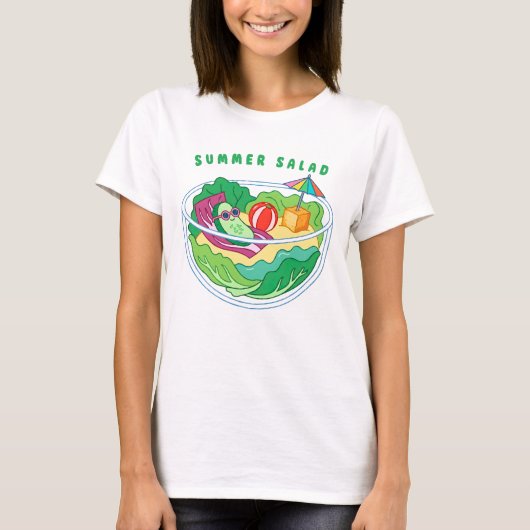 Zomer Salade T-shirt (Voorkant)