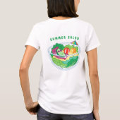 Zomer Salade T-shirt (Achterkant)
