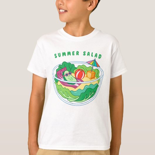 Zomer Salade T-shirt (Voorkant)