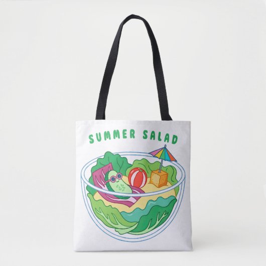 Zomer Salade Tote Bag (Voorkant)
