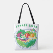 Zomer Salade Tote Bag (Achterkant)