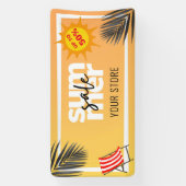 Zomer Sale Custom Spandoek (Verticaal)