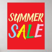 Zomer Sale Teken, Boutique Sale Poster (Voorkant)