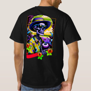 Zomer Schedel Paradijs T-shirt
