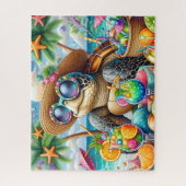 Zomer Schildpad Legpuzzel (Verticaal)