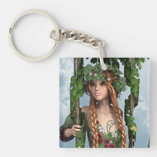 Zomer schoonheid sleutelhanger (Voorkant)