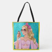 Zomer Schoonheid Tote Bag (Voorkant)