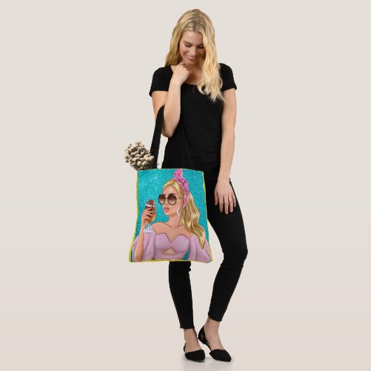 Zomer Schoonheid Tote Bag (Op model)
