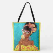 Zomer schoonheid tote bag (Voorkant)