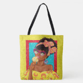 Zomer schoonheid tote bag (Voorkant)