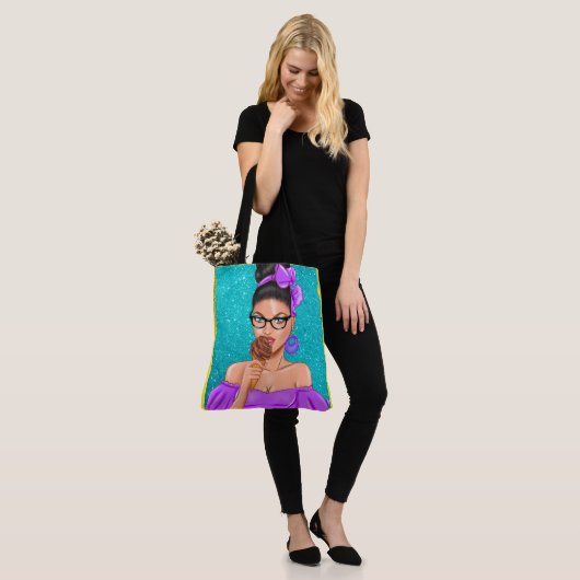 Zomer schoonheid tote bag (Op model)
