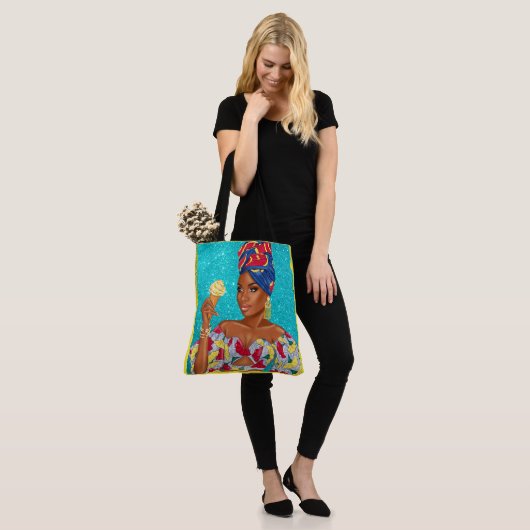Zomer Schoonheid Tote Bag (Op model)