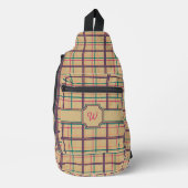 Zomer Schotlandse ruit Sling Bag (Voorkant)