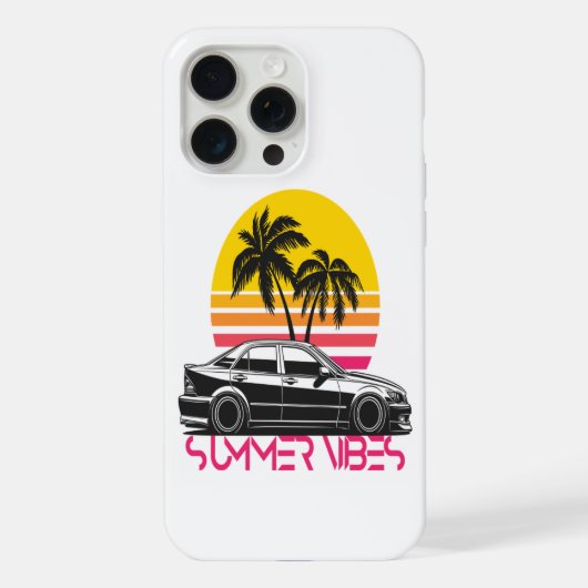 Zomer sfeer iPhone hoesje (Achterkant)