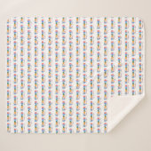 zomer sherpa deken (Voorkant (horizontaal))