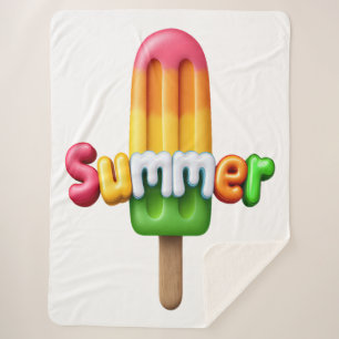 Zomer sherpa deken