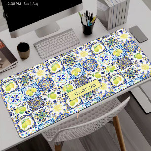 Zomer Siciliaans citrus Mediterraan majolica Bureaumat