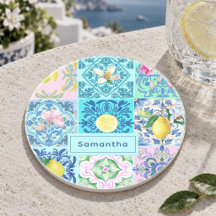Zomer Siciliaans turquoise kleurrijk azulejo Amalf