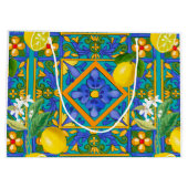 Zomer, Siciliaanse tegels, citrusvruchten, sinaasa Groot Cadeauzakje (Achterkant)