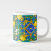 Zomer, Siciliaanse tegels, citrusvruchten, sinaasa Grote Koffiekop (Rechts)