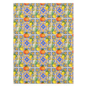 Zomer, Siciliaanse tegels, citrusvruchten, sinaasa Tafelkleed (Voorkant)