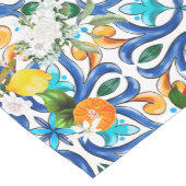 Zomer, Siciliaanse tegels, majolica, keramische te Medium Tafelloper (Hoek)