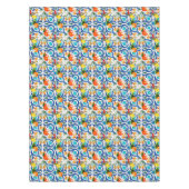 Zomer, Siciliaanse tegels, majolica, keramische te Tafelkleed (Voorkant)