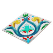 Zomer, Siciliaanse tegels, majolica, keramische te Tegeltje (Zijkant)