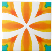 Zomer, Siciliaanse tegels, majolica, keramische te Tegeltje (Voorkant)