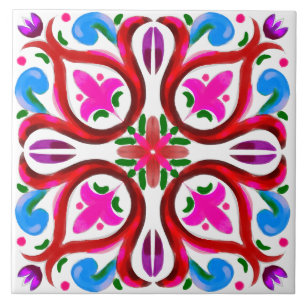 Zomer, Siciliaanse tegels, majolica, keramische te Tegeltje