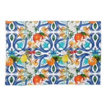 Zomer, Siciliaanse tegels, majolica, keramische te