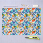 Zomer, Siciliaanse tegels, majolica, keramische te Tissuepapier (Craft)