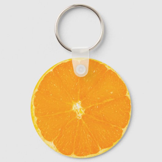Zomer Sinaasappel Citrus Fruit Slice Sleutelhanger (Voorkant)
