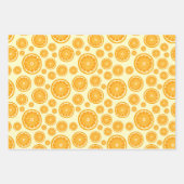 Zomer Sinaasappel Slice Citrusvruchten Inpakpapier Vel (Voorkant 2)