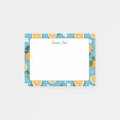 Zomer Sinaasappels Aangepaste naam briefpapier Post-it® Notes (Voorkant)