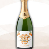 Zomer Sinaasappels Bodysuit Pop het als ze Poppen Sparkling Wijnetiket