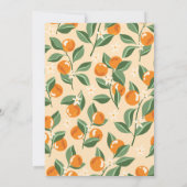 Zomer Sinaasappels Boho Natuur Vrijgezellenfeest Kaart (Achterkant)